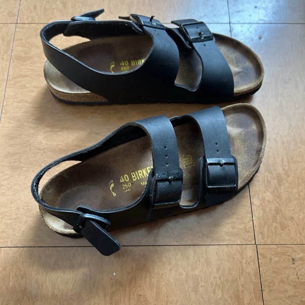 Birkenstock Women's Double Strap Slide Sandals, Size 40 (US 9-9.5)